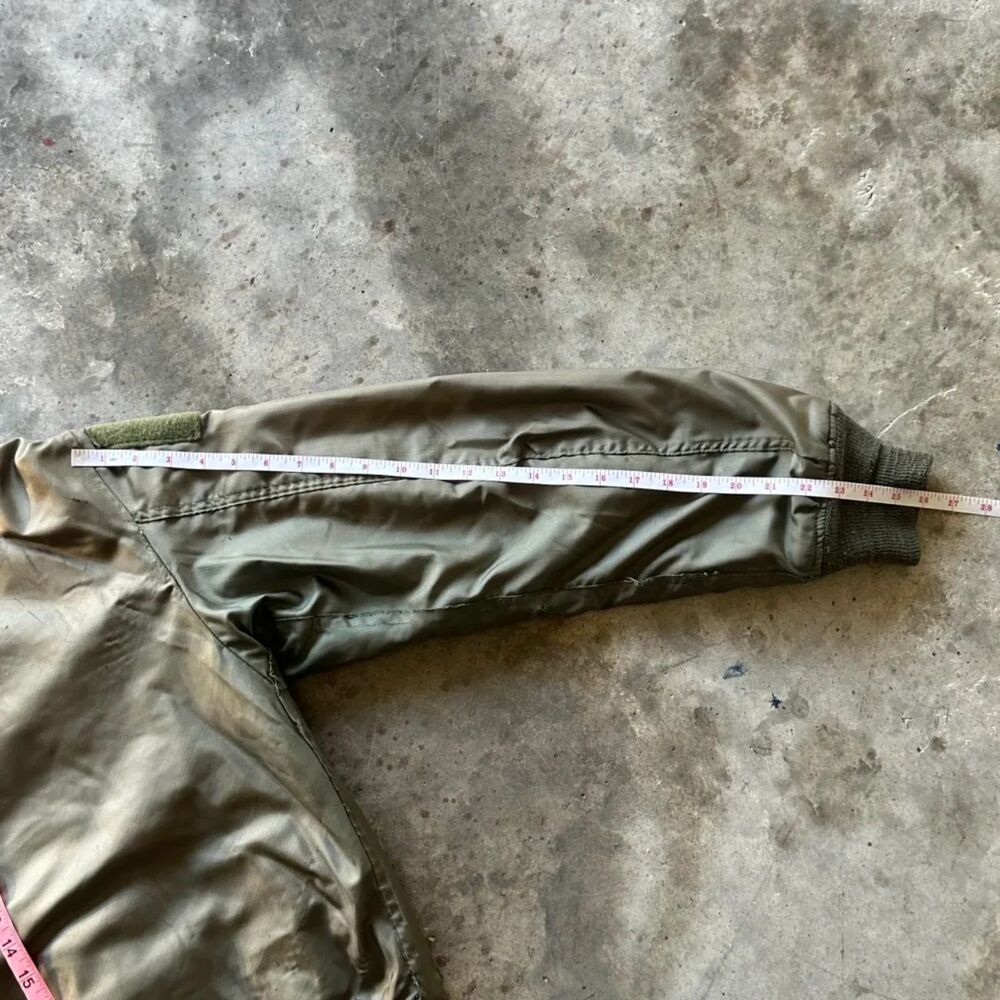 Vintage 70s Military CWU 45/P Flight Jacket Size Medium - Picture 11 of 11